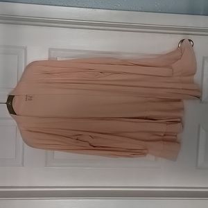 Women's open cardigan size 2x. Peach color
